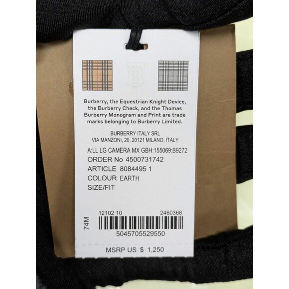 Burberry Vintage Check Large Camera Shoulder Bag Earth 8084495 - Picture 12 of 14